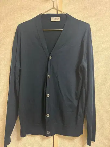 JOHN SMEDLEY 연한 녹색 가디건 M