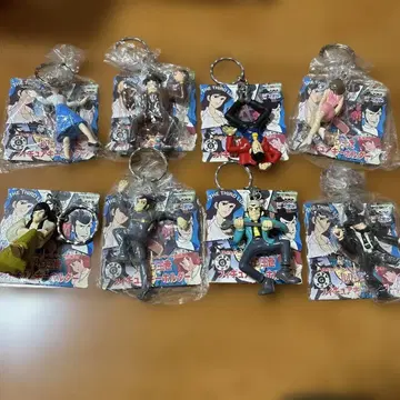 루팡 3세 피규어 키링 8개