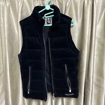 RT EG 블랙 다운 베스트 M 코디로