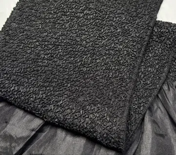 a-975 화학 섬유 오비 장식 천 시보리 후리소데 성인식 블랙