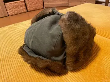 [ 미사용 ] ORNERTE 트래퍼 캡 카키 플라이트 캡 올리브