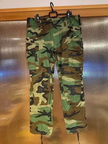 카모플라쥬 카고 팬츠 밀리터리 스타일