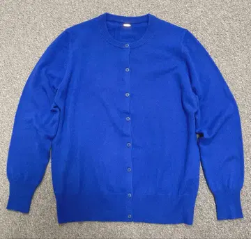 23구 캐시미어 100% 가디건 40 L 파랑 블루