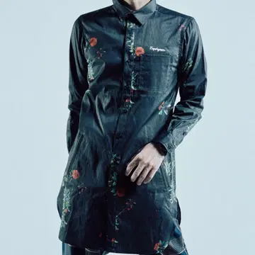 ZEPHYREN 제파렌 롱 셔츠 L 사이즈 FLOWER 유우리