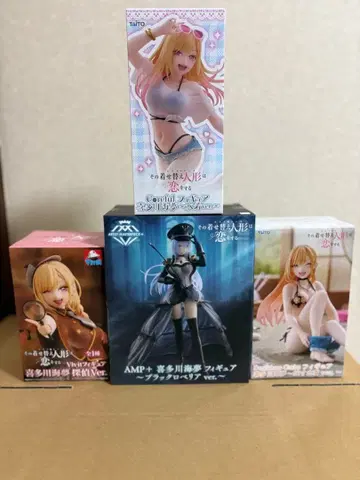 그 비스크 돌은 사랑을 한다 키타가와 마린 피규어 4체 세트