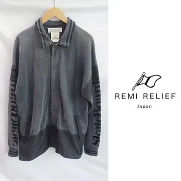 무료배송 익명 배송 REMI RELIEF 레미 리프 가공 맨투맨 자켓