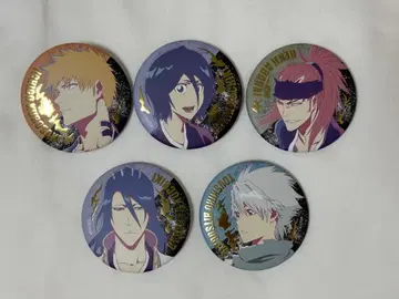 BLEACH 천년혈전편 트레이딩 주얼 캔뱃지 5개 세트