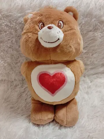 케어베어 하트 소지 BIG 봉제 인형 [ 브라운 ]