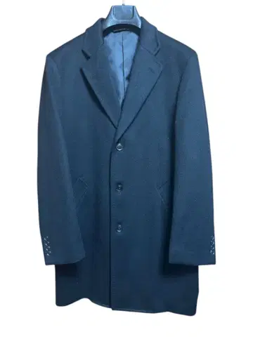 KOKUBO 체스터 코트 캐시미어 블랙