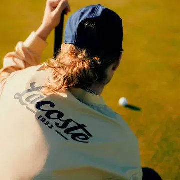 Lacoste V넥 남성용 윈드브레이커 L