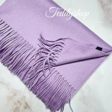 최고급 캐시미어 100% 대형 스톨 라일락