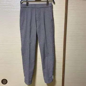 체크 무늬 팬츠 미사용 새상품
