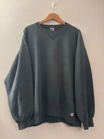 USA 러셀 맨투맨 그레이 그린 XXL