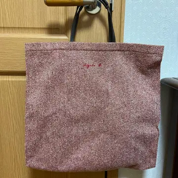 헤링본 패턴 토트백