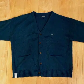 DESCENDANT 블루 모헤어 가디건