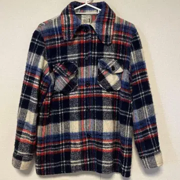 70s 80s 구제 의류 빈티지 캐나다제 울 체크