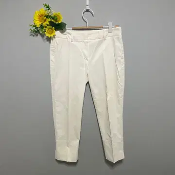 띠어리 루스 슬랙스 화이트 7부 여성용 38