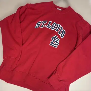 1998 ST.LOUIS 카디널스 로고 빨간색 맨투맨