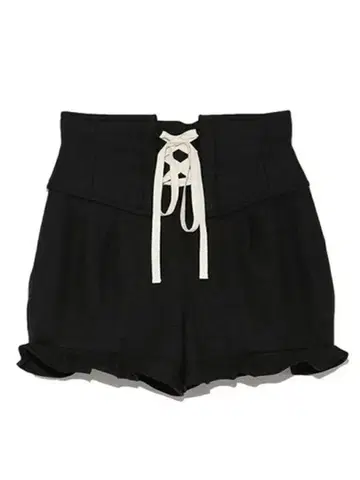 Snidel 하이웨스트 프릴 숏팬츠