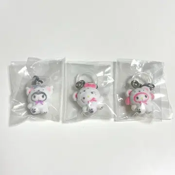 산리오 포근포근 스노우 표식 액세서리 가챠가챠 캡슐 토이