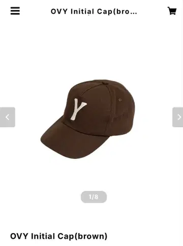 OVY Initial Cap(brown)KAJA