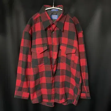 PENDLETON 체크 플란넬 셔츠 90s USA제