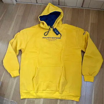 ROUGHWATAR 택 포함 속기모 후드 맨투맨