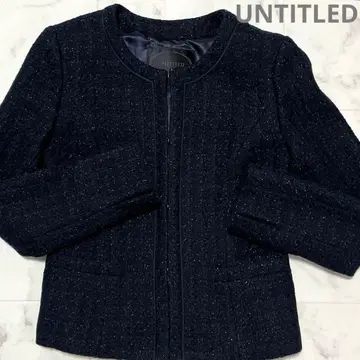 UNTITLED 자켓 노카라 자켓
