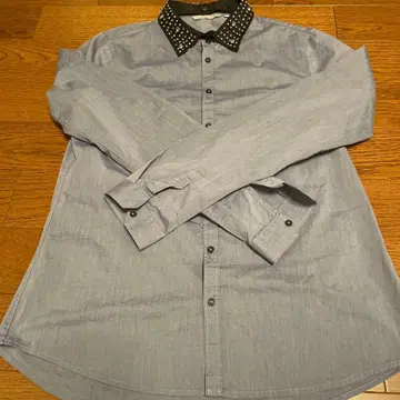 SILVIANHEACH 스터드 장식 라이트 블루 셔츠 사이즈 40
