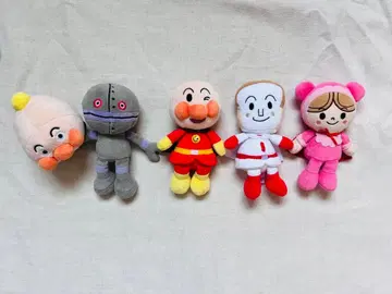 호빵맨 봉제 인형 5체 세트