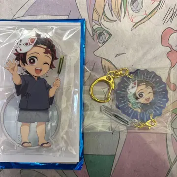 귀멸의 칼날 불꽃축제 아크릴 스탠드 축광 참 탄지로