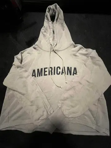 Americana 그레이 후드티 M 사이즈