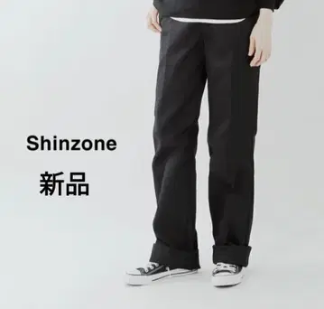 택 포함 새상품 미사용! 더 신즈 존 스케이터 팬츠 블랙 와이드 코튼