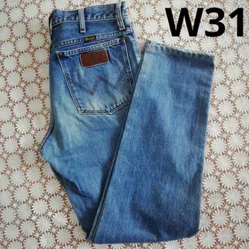 Wrangler 스트레이트 데님 라이트 블루 W31