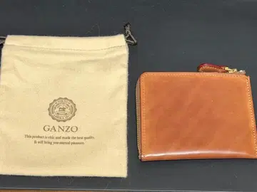 GANZO 쉘 코도반 내추럴 ZIP 퍼스