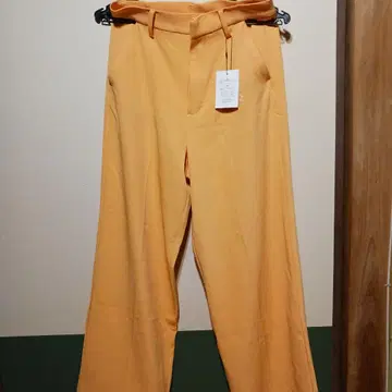 오렌지 캐주얼 팬츠 택 포함 새상품