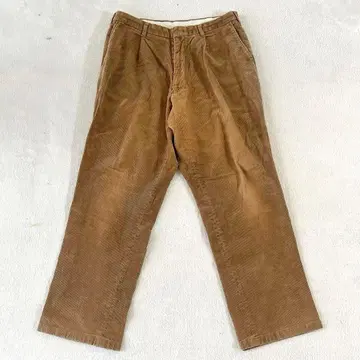 레어 POLO BCS 코듀로이 팬츠 카멜 W88 빅 XL 상당