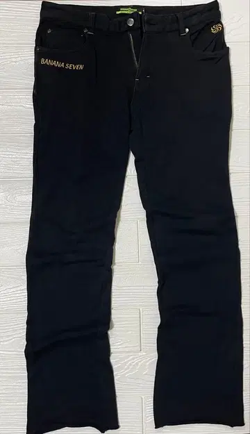 BANANA SEVEN 블랙 스트레이트 데님 M