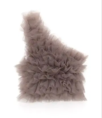 poet 튤 비대칭 베스트 S