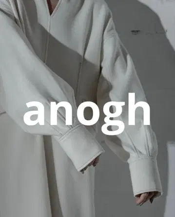 anogh BICOLOR STITCH CUT DRESS 원피스