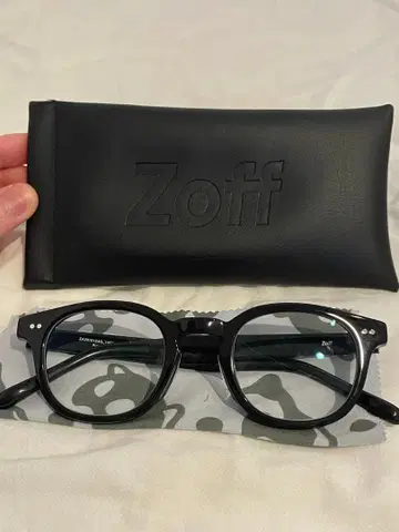 Zoff 검은색 테두리 안경 도수 없음