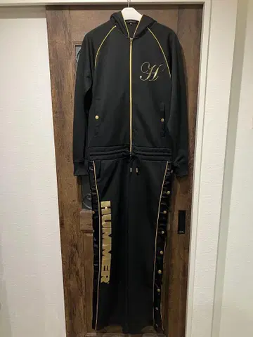 HUMMER 풀 집업 저지 L 블랙