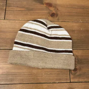 니트캡 90년대 보더 USA제 베이지