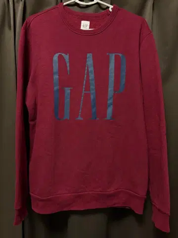 [ 구제 의류 ] GAP 버건디 로고 맨투맨