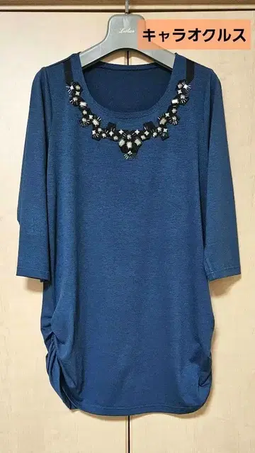 [ 새상품급 ] 캐릭터 오클러스 네이비 비쥬 5부 소매 튜닉 9호