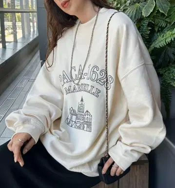 택 포함 미사용 새상품 DISCOAT 맨투맨