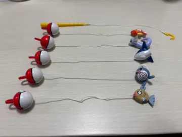 목욕탕에서 포켓몬 낚시 빗쿠라타마고 5개 + 낚싯대 세트