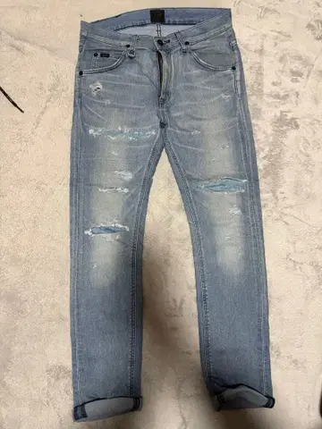 리 스키니 데님 No.10 라이트 블루