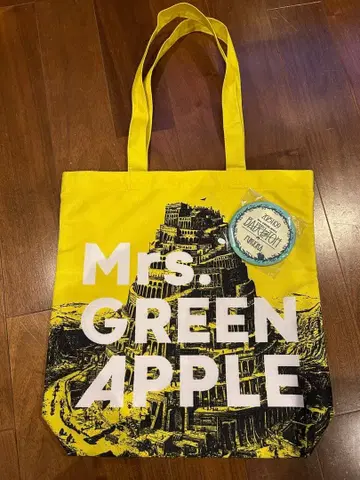 Mrs.GREEN APPLE 에코백 캔 배지