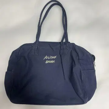 앨리슨 브라운 Holiday Canvas Bag 네이비